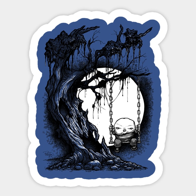 Tree Swing Sticker by Preston11